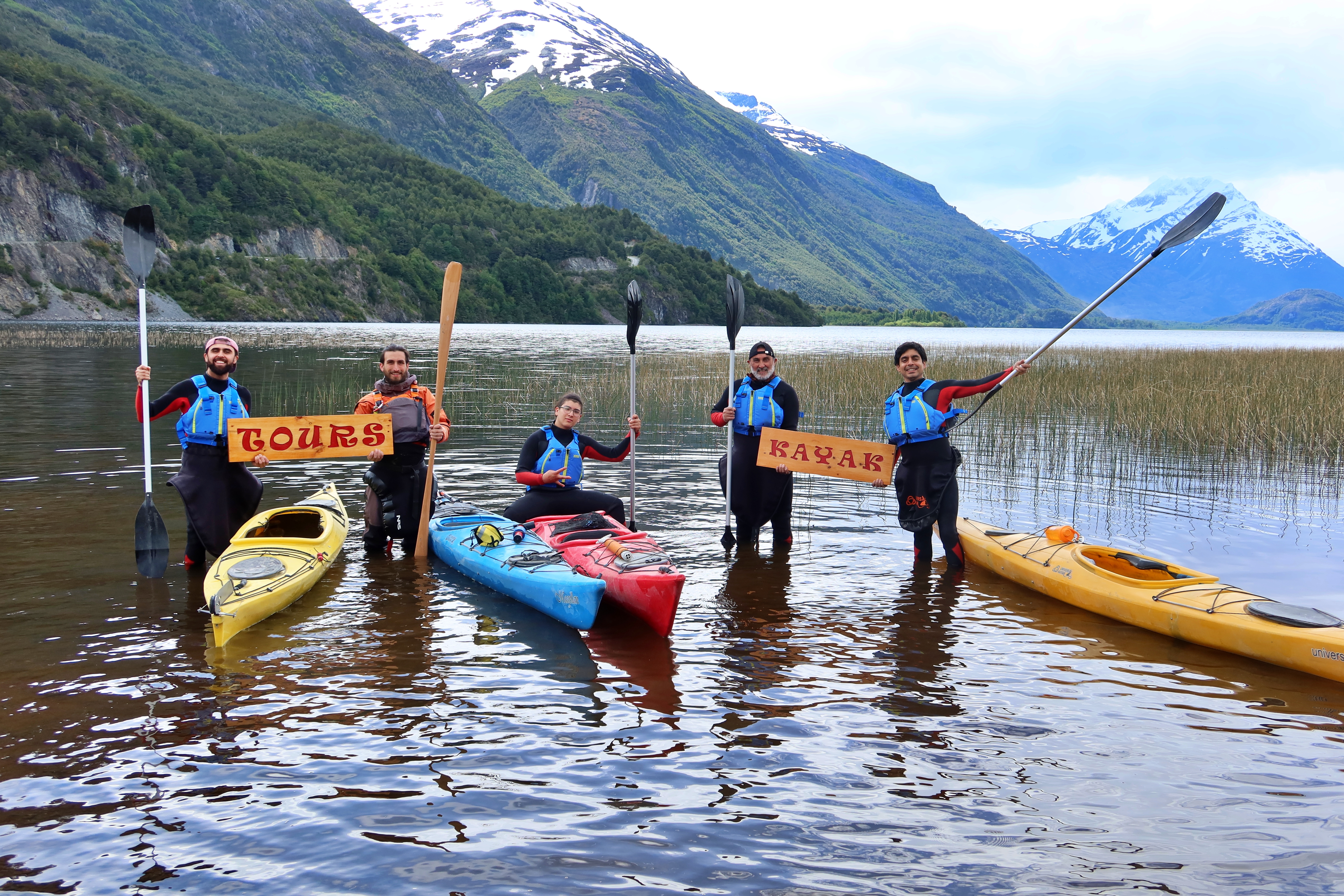 Travesía 3 Lagos en Kayak (lago Cisnes, Ciervo y O’Higgins)